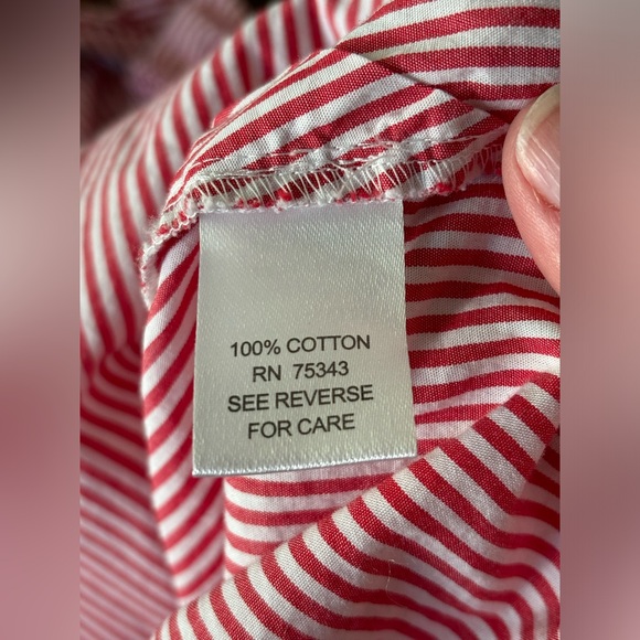 GREYSN | Red & White Striped Top | Pullover | Women’s Size Small - Picture 9 of 9